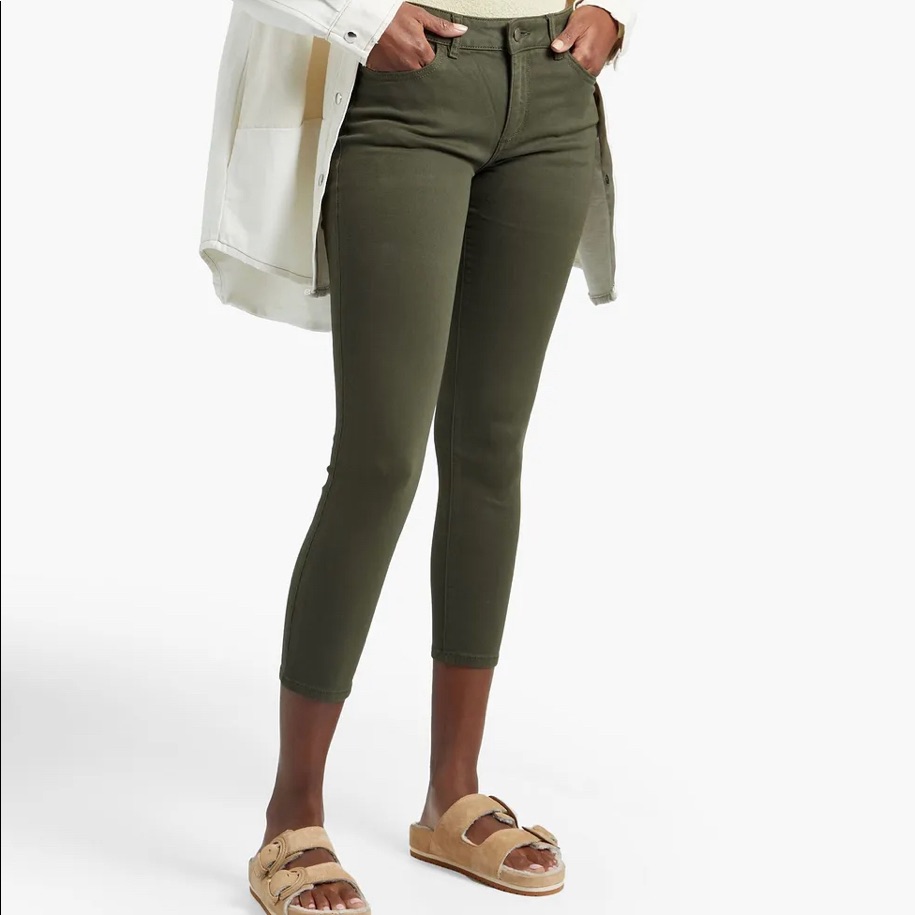Florence Cropped Mid-Rise Skinny Jeans